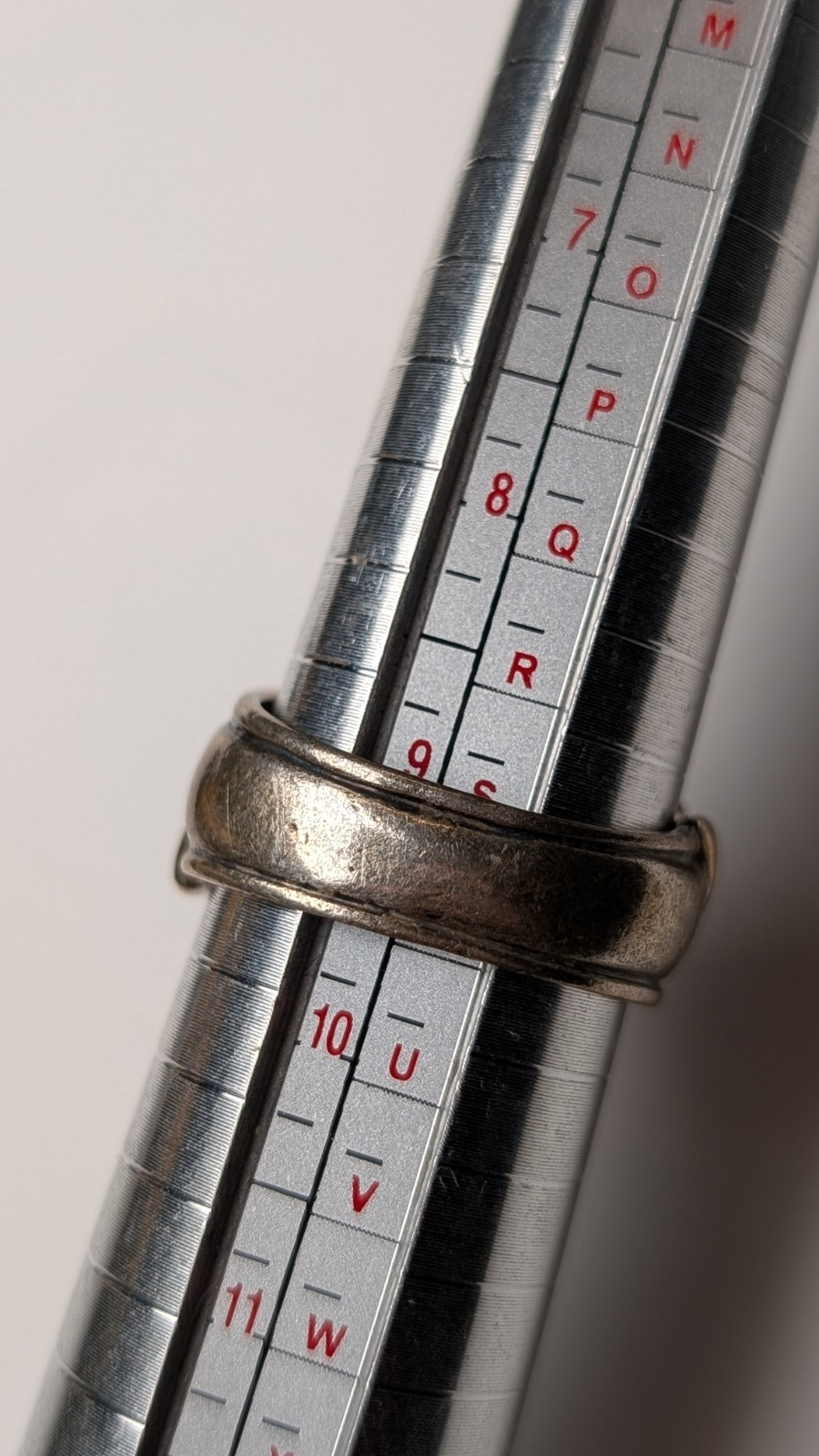 Vintage 9ct Plated Sterling Silver 1995 Men's Weave Ring | Size S 1/2 | 925 - Image 8