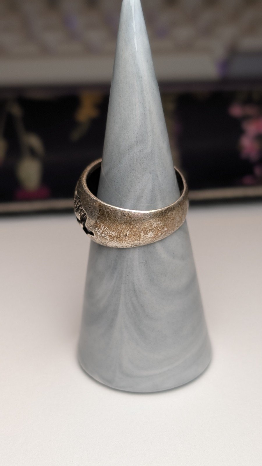 Vintage Sterling Silver Dragon Ring | Size R | 925 Silver - Image 7