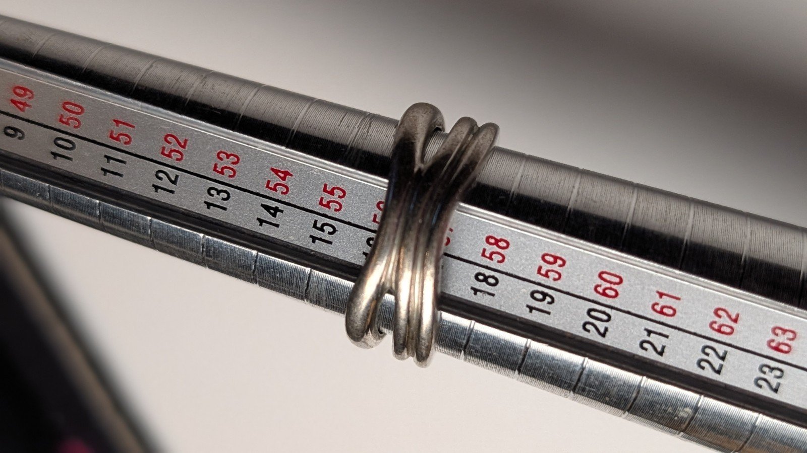 Vintage Sterling Silver Open Band Ring | Size P 1/2 | 925 Silver - Image 8