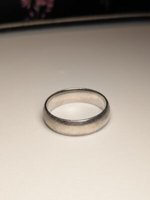 Vintage Sterling Silver Silver Band Ring | Size Z+2 1/2 | 925 Silver