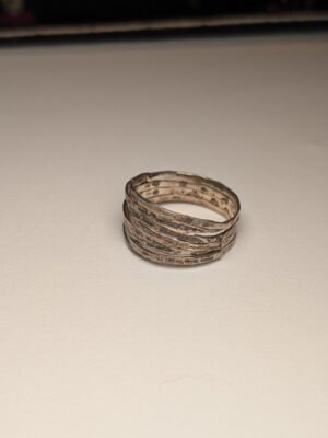 Vintage Sterling Silver Band Ring | Size R | 925 Silver