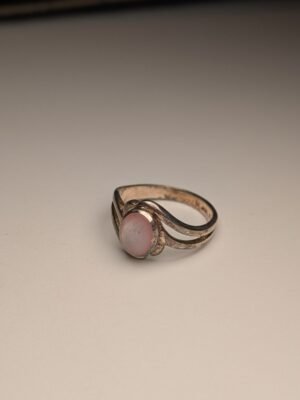 Vintage Sterling Silver Mother-Of-Pearl Ring | L 1/2 | 925 Silver