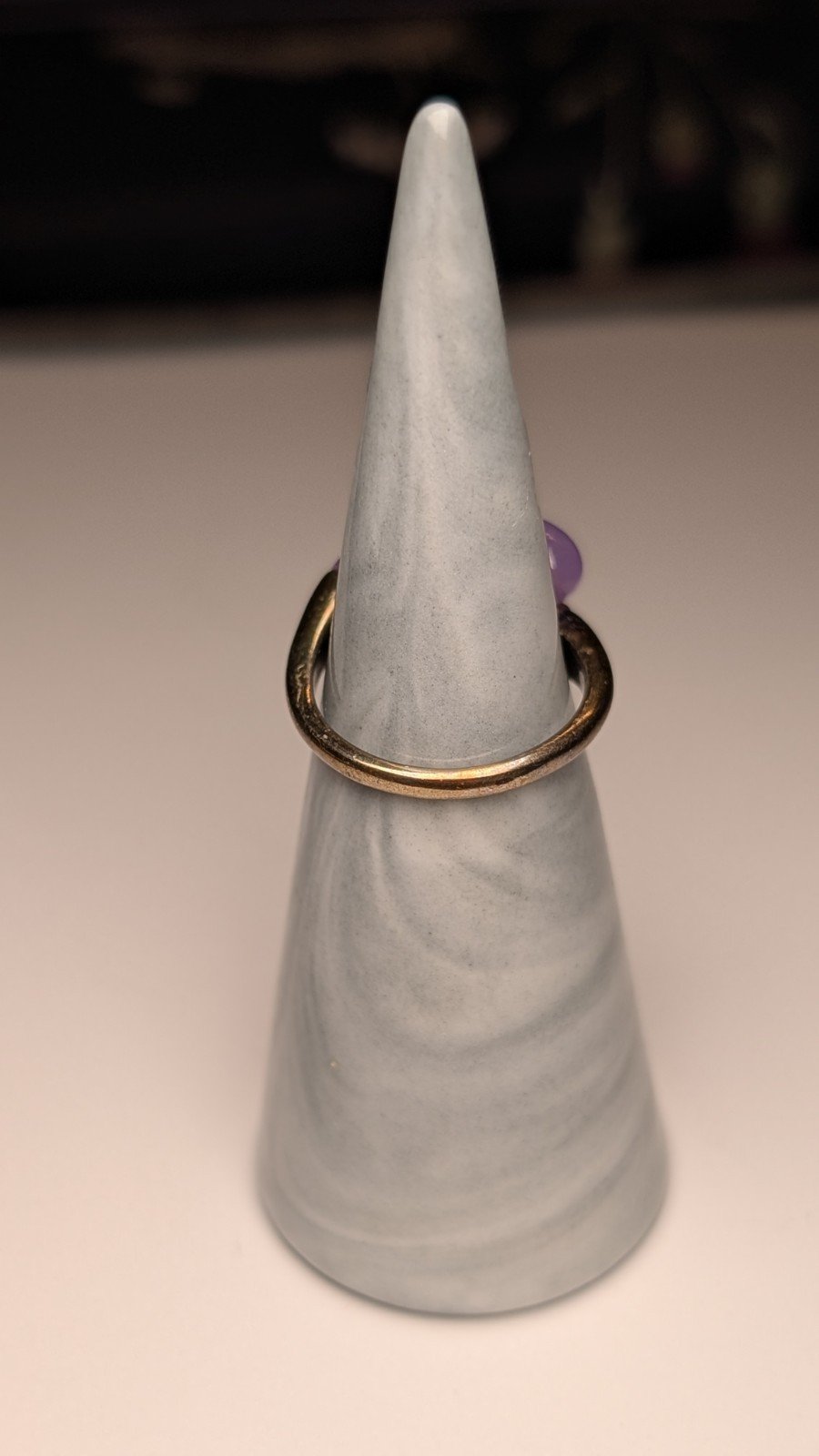 Vintage Sterling Silver Double Amethyst Ring | L 1/2 | 925 Silver - Image 7