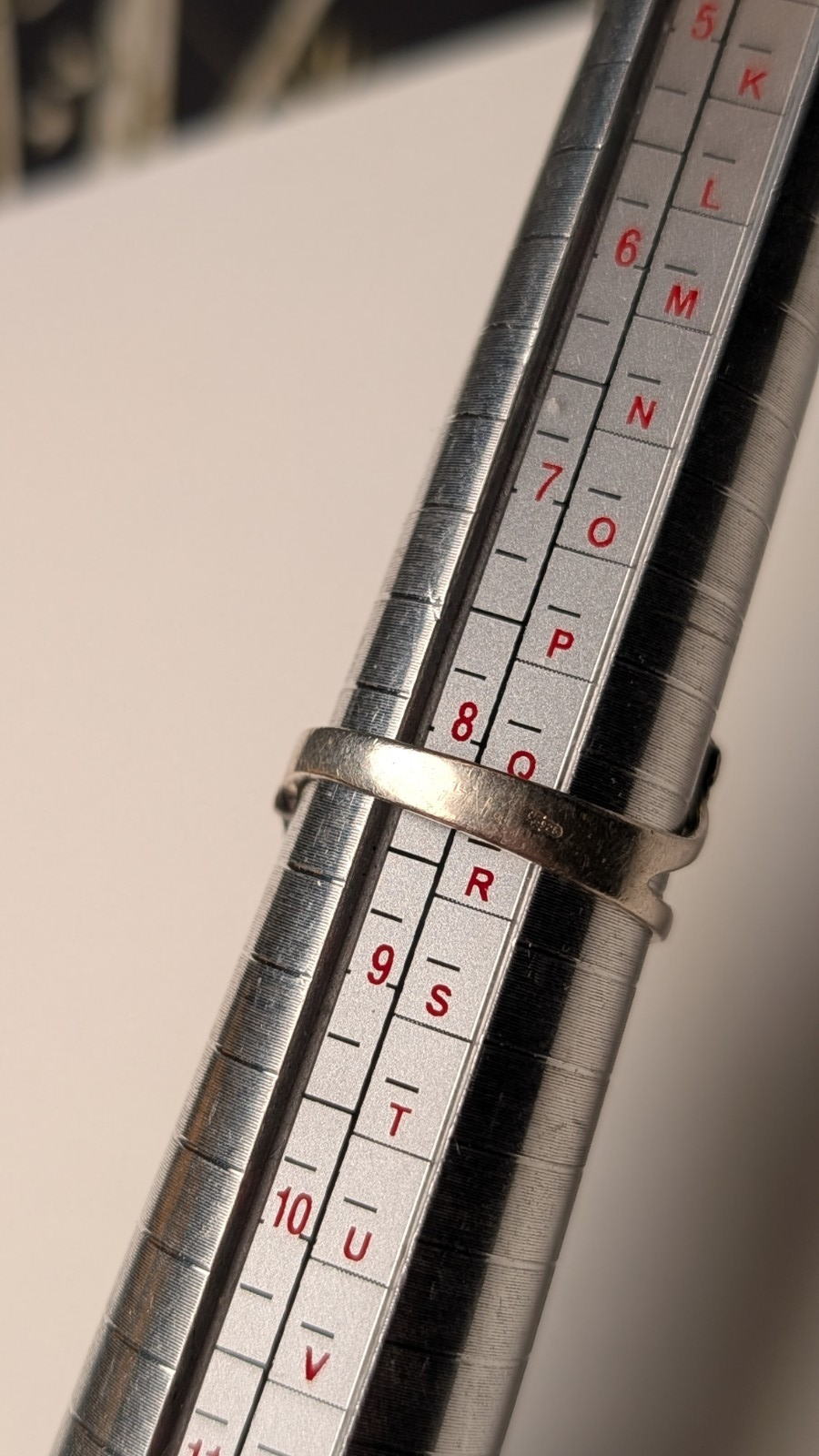 Vintage Sterling Silver Brutalist Ring | Size Q | 925 Silver - Image 8