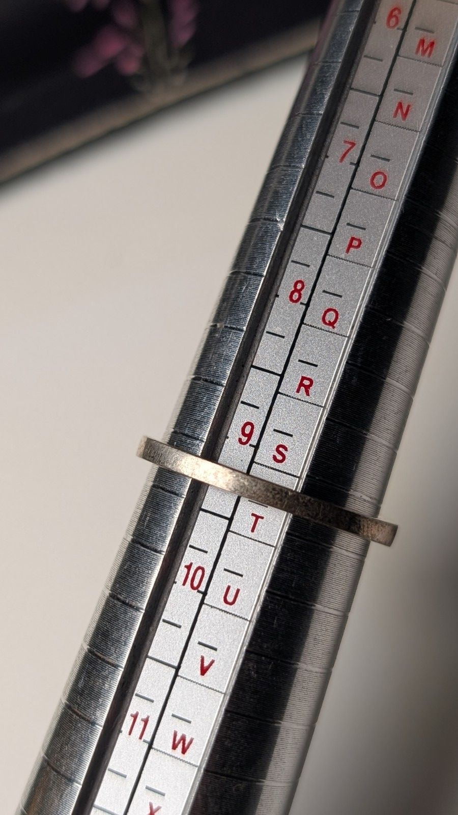 Vintage Sterling Silver Blue DQCZ Ring | Size S 1/2 | 925 Silver - Image 8