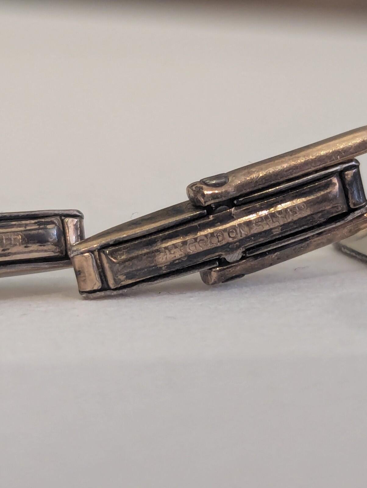 Vintage 9ct Gold On Sterling Silver Mens Cuff Links | 9ct Gold & 925 Silver - Image 6