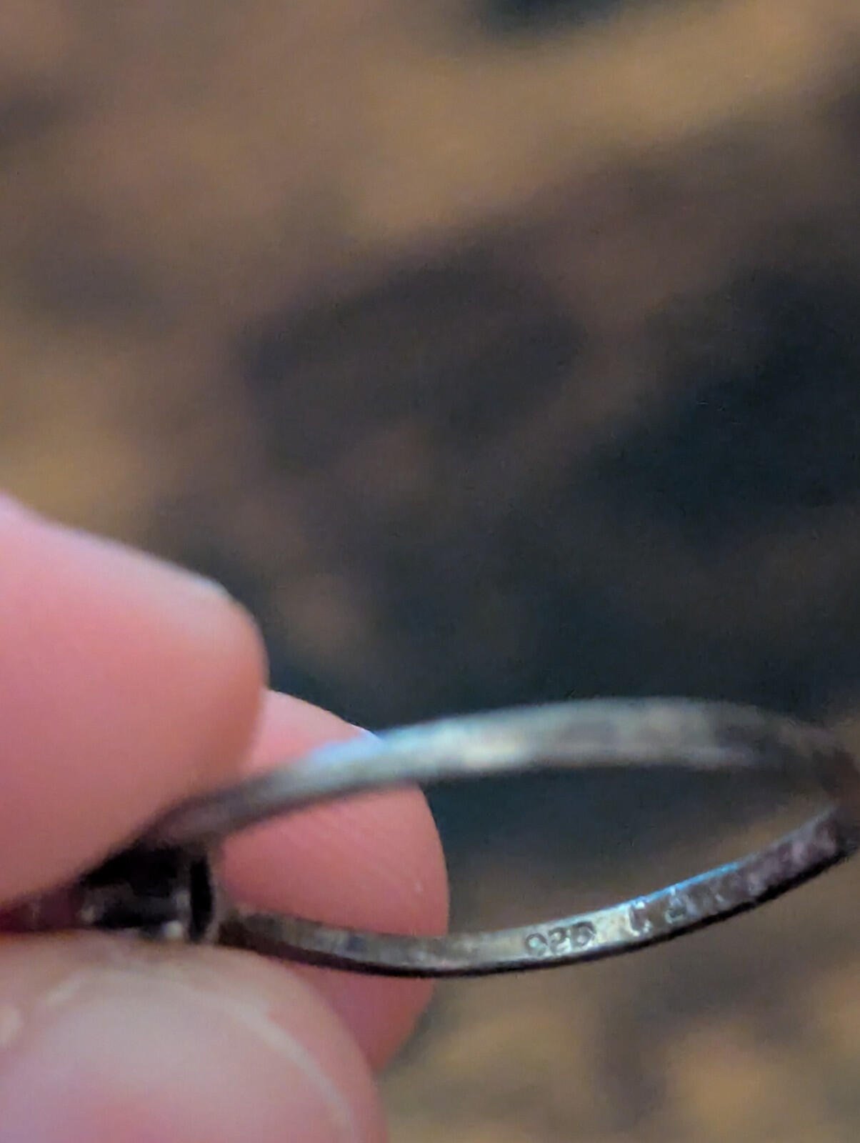 Vintage Sterling Silver Ring | Gemstone Unknown | Size L 1/2 - Image 13