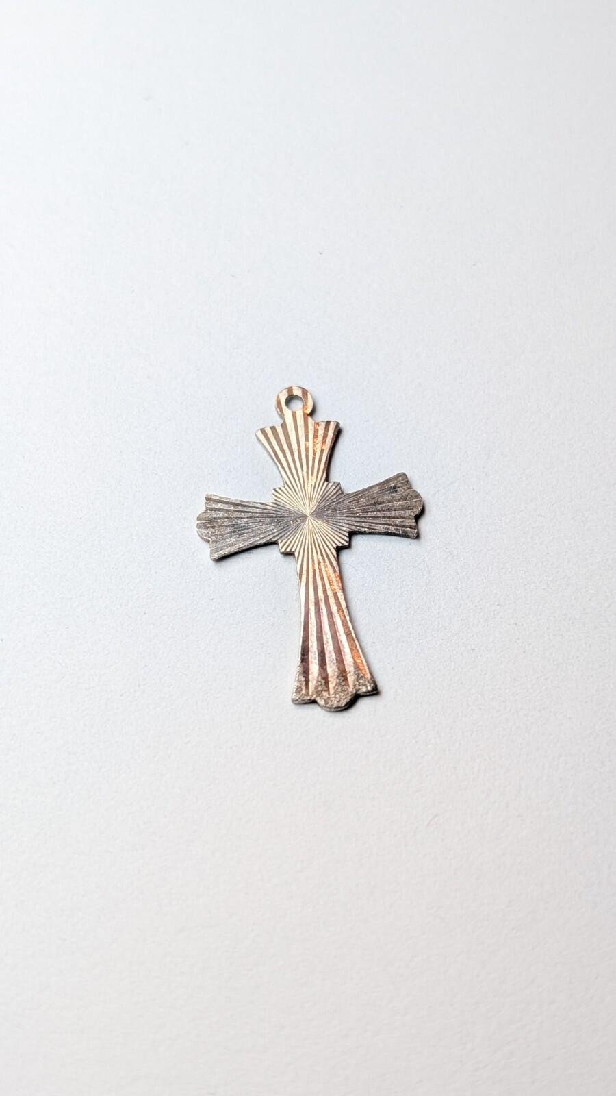 Vintage Sterling Silver Christian Cross | 925 Silver
