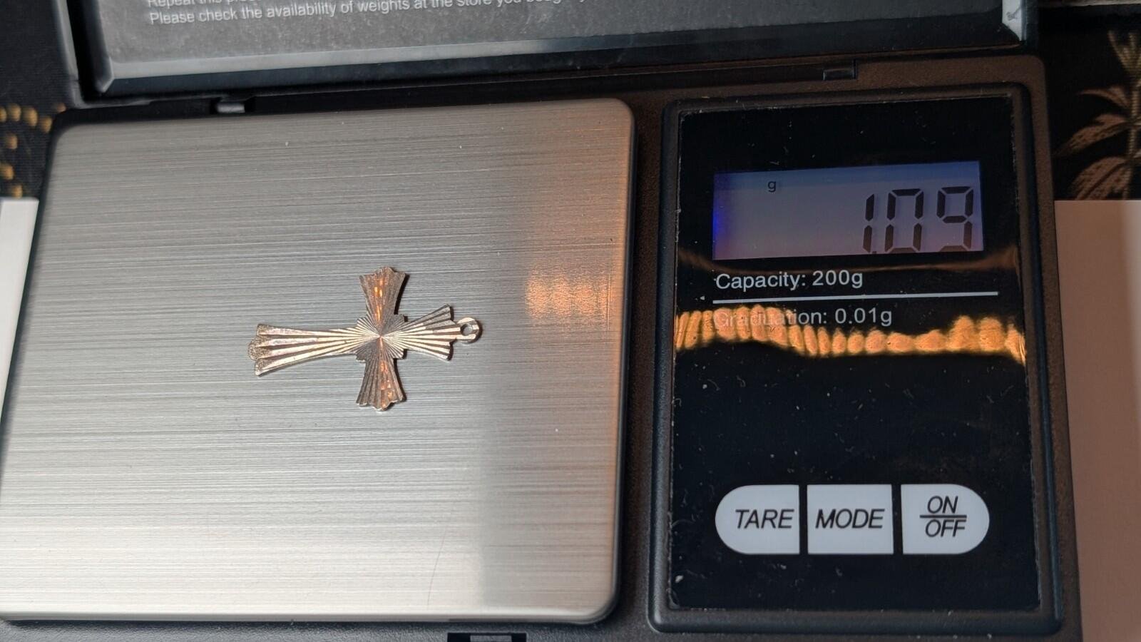 Vintage Sterling Silver Christian Cross | 925 Silver - Image 3