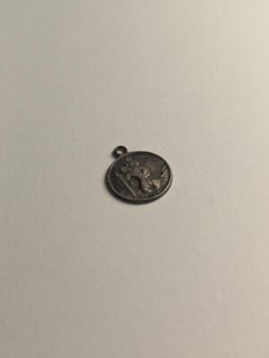 Vintage Sterling Silver St Christopher Pendant 925 Silver Religious Pendant