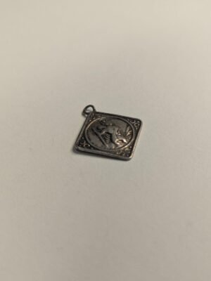 Vintage Sterling Silver 1956 St Christopher Pendant | 925 Silver