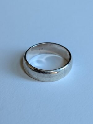 Vintage Sterling Silver Band Ring | Size N 1/2 | 925 Silver