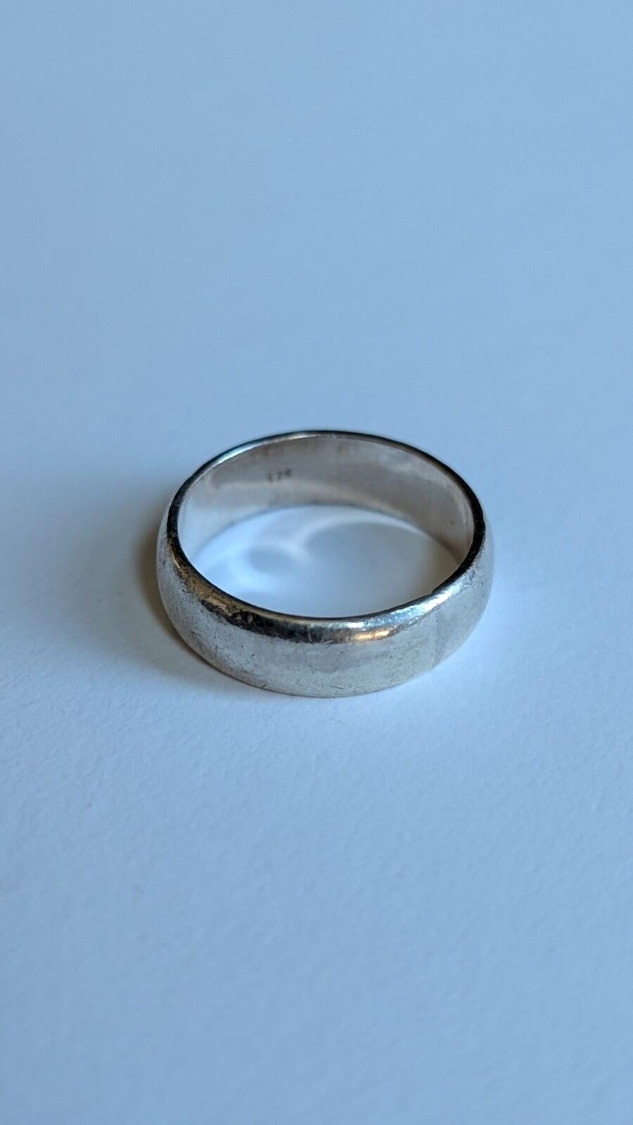 Vintage Sterling Silver Band Ring | Size N 1/2 | 925 Silver