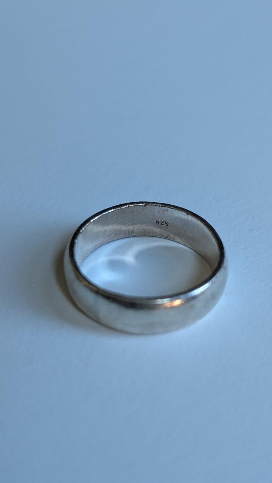 Vintage Sterling Silver Band Ring | Size N 1/2 | 925 Silver - Image 2