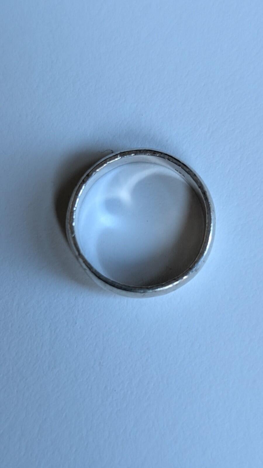 Vintage Sterling Silver Band Ring | Size N 1/2 | 925 Silver - Image 4