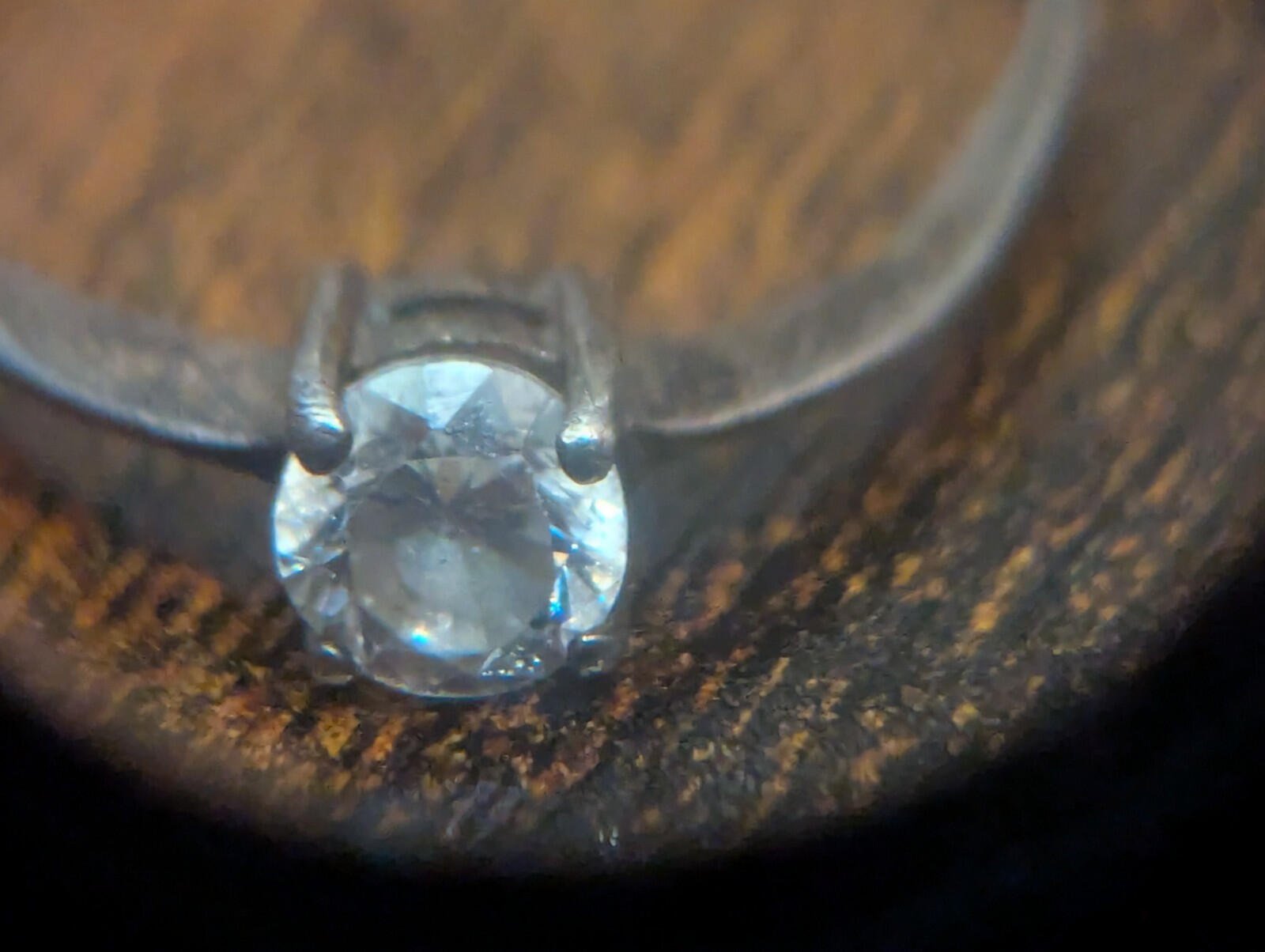 Vintage Sterling Silver Ring | Gemstone Unknown | Size L 1/2 - Image 15