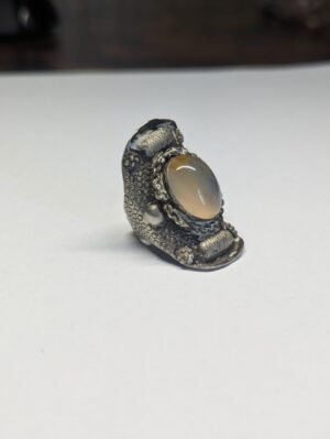 Vintage Costume Jewellery Gemstone Ring | Size N (Resizable See Photos)
