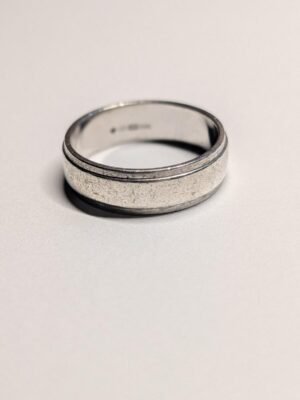 Sterling Silver Band Ring | Size R | 925 Silver