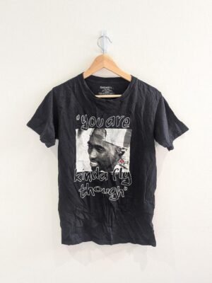 Vintage Style Poetic Justic You Are Kinda Fly Though Black T Shirt Size Small