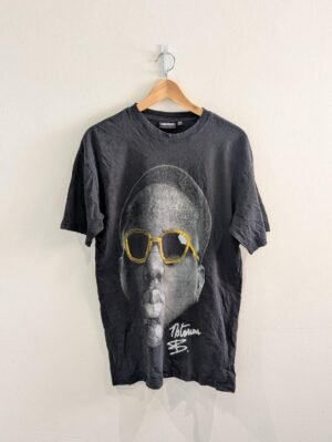 Vintage Style The Notorious B.I.G Gold Glasses Black T Shirt Size Medium / Large