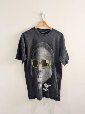 Vintage Style The Notorious B.I.G Gold Glasses Black T Shirt Size Medium / Large