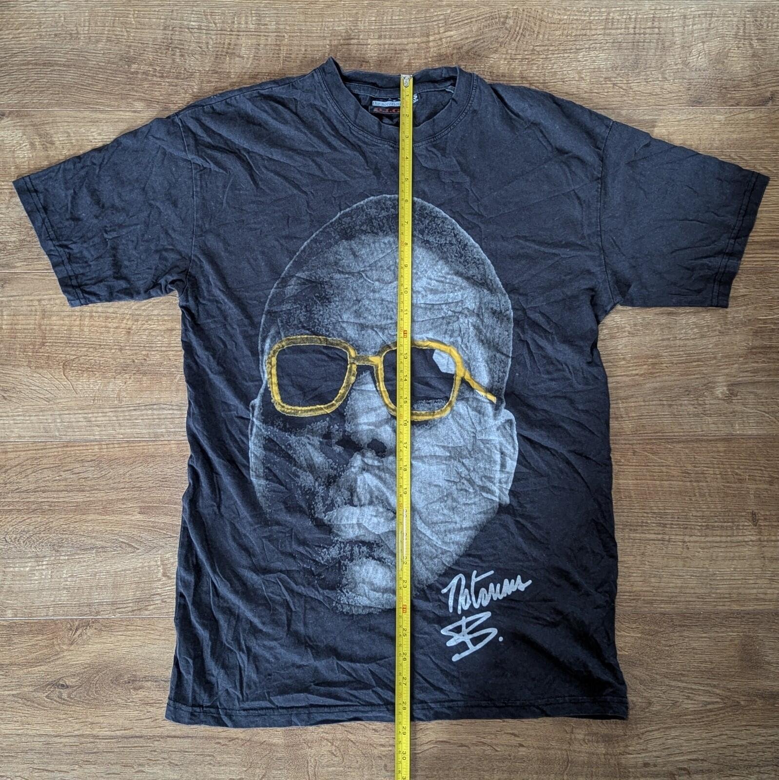 Vintage Style The Notorious B.I.G Gold Glasses Black T Shirt Size Medium / Large - Image 4