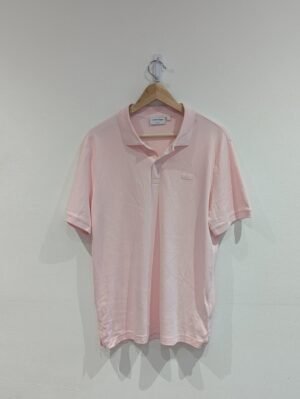 Calvin Klein Smooth Cotton Slim Polo Shirt in Marys Rose | Size Large