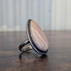 Vintage Gemstone Teardrop Ring | Size O