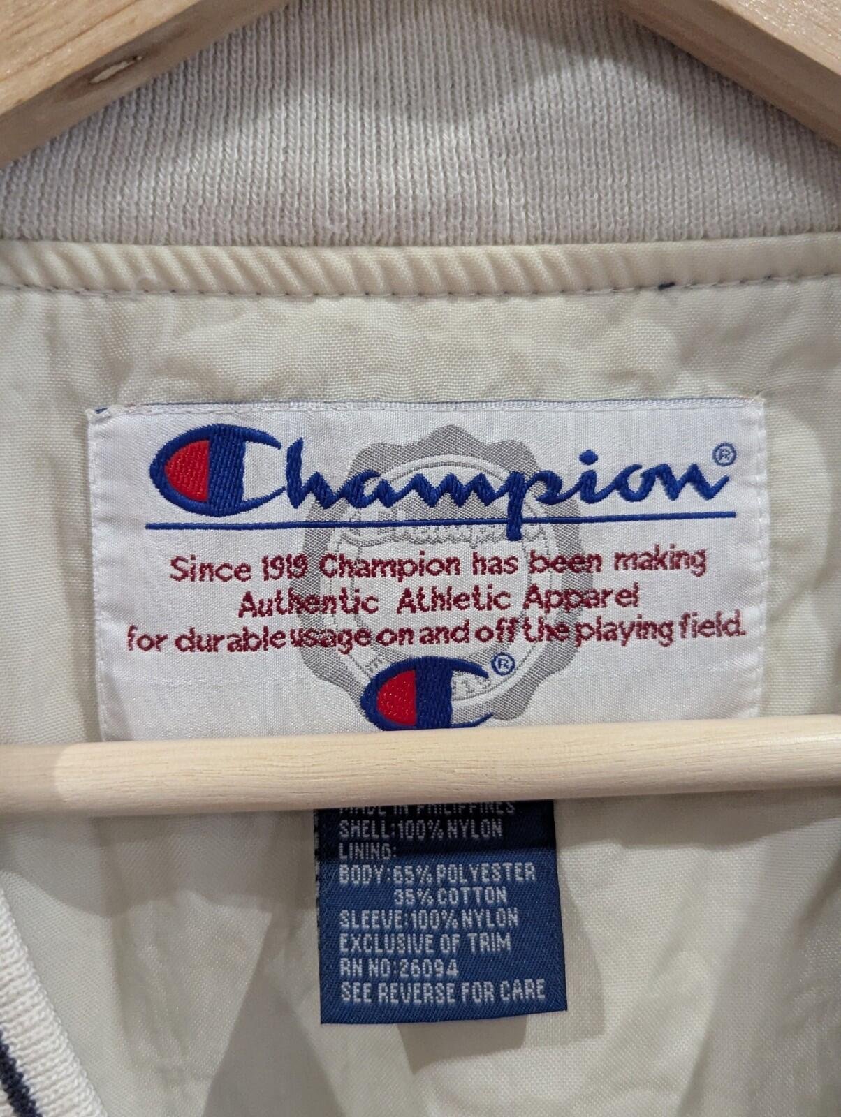 Vintage Champion Windbreaker Jacket State Of New Jersey Camden Size Extra Large - Image 4