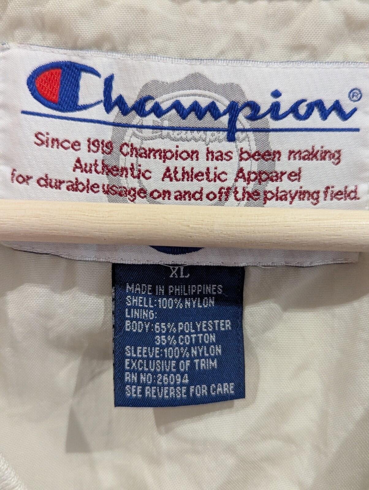 Vintage Champion Windbreaker Jacket State Of New Jersey Camden Size Extra Large - Image 5
