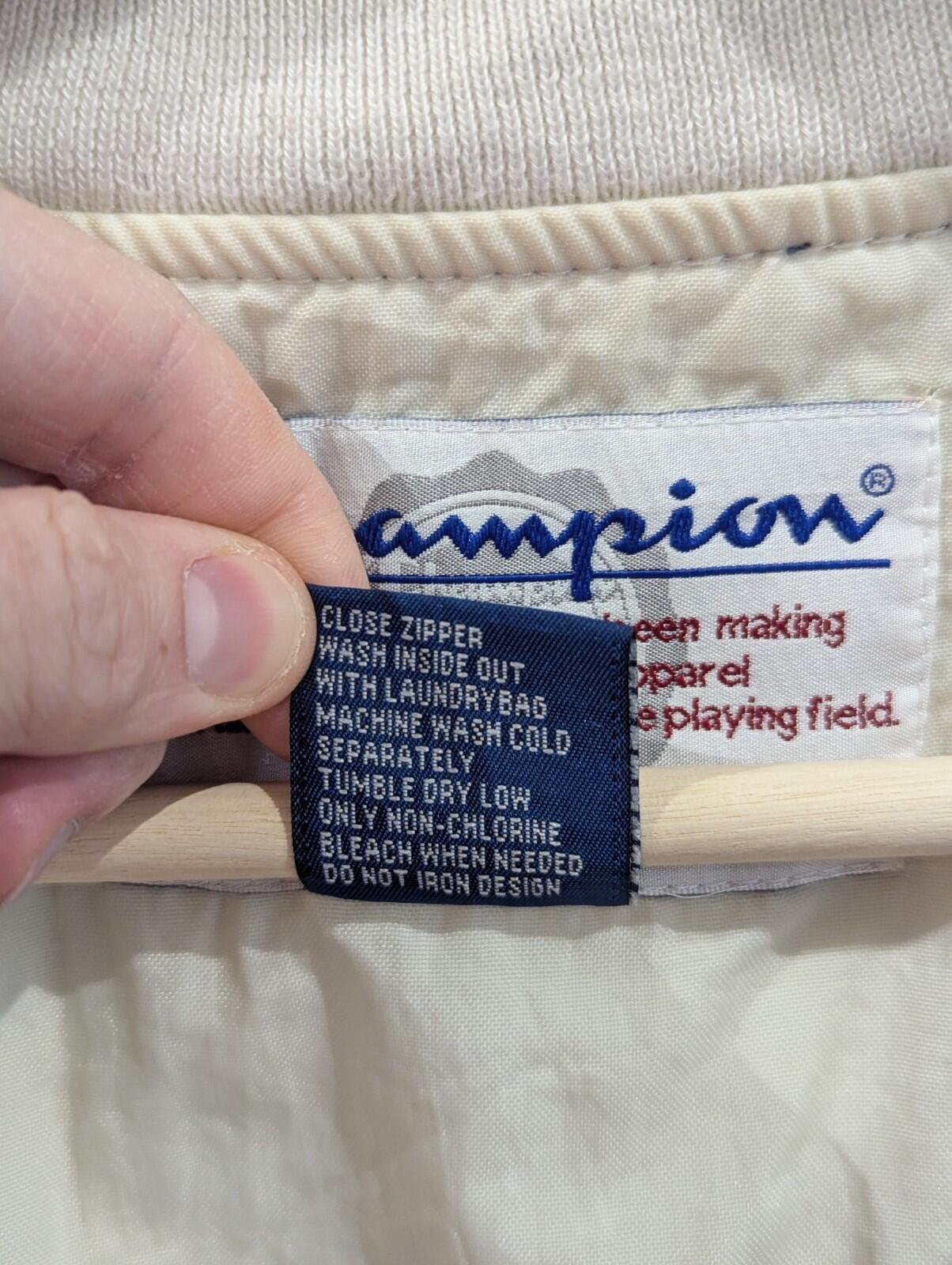 Vintage Champion Windbreaker Jacket State Of New Jersey Camden Size Extra Large - Image 6