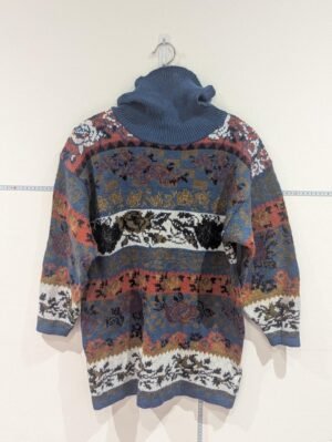 Vintage Tigi Wear by Rinku Multicoloured Jumper Sweater One Size Long Sleeve