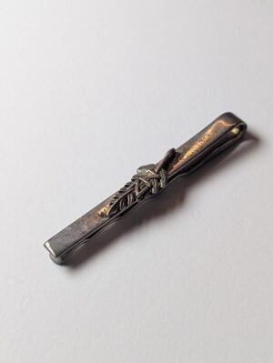 Vintage Sterling Silver NZ / ZN Tie Clip | 925 Silver Mens Tie Pin