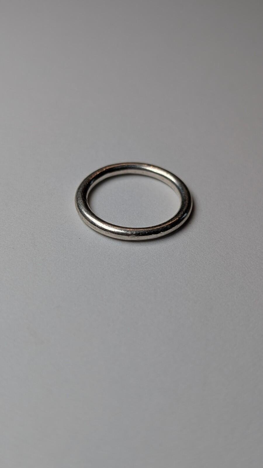 Genuine Pandora Sterling Silver Stacking Band Ring | Size K | S925 Silver