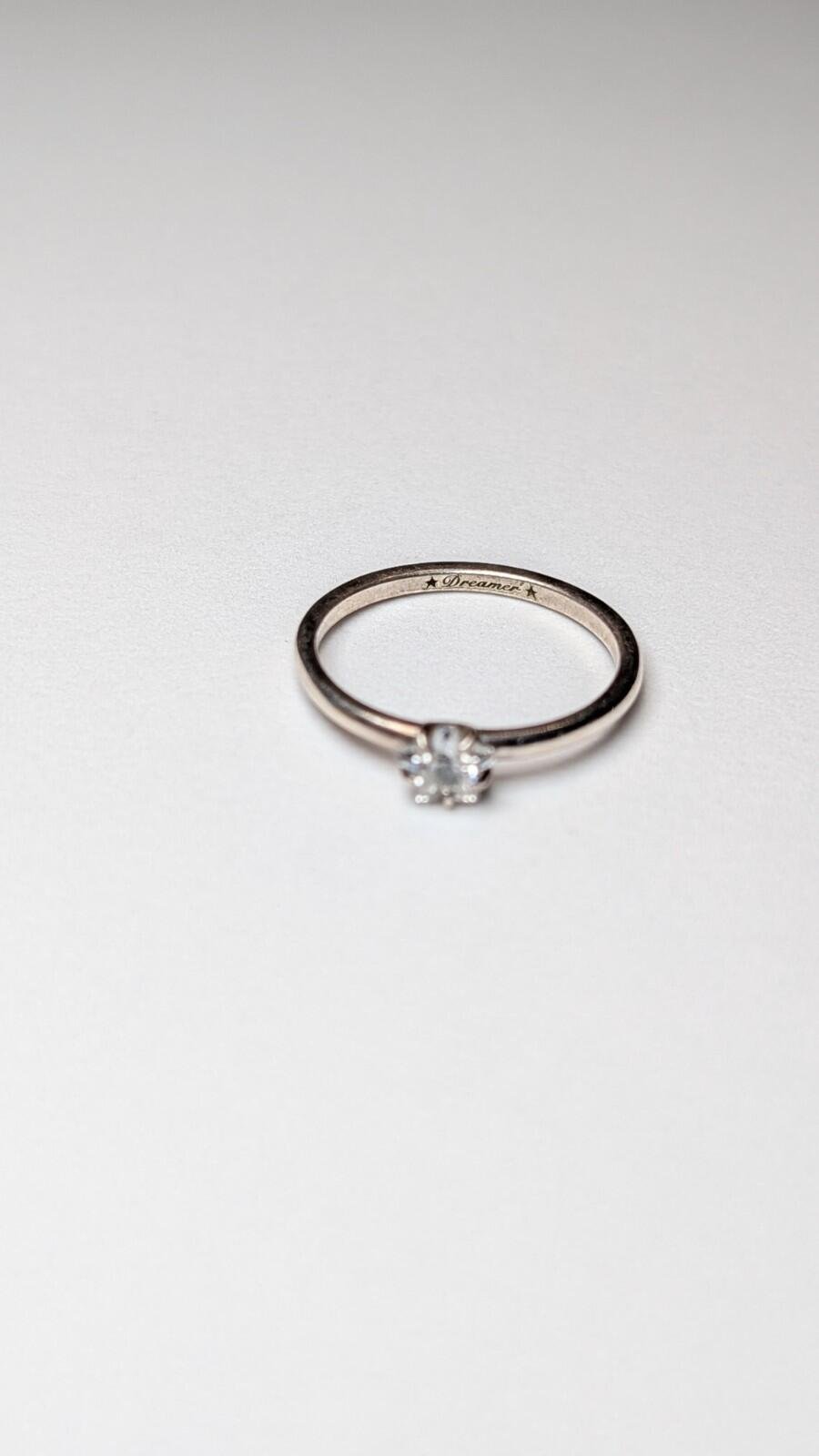 Pandora Sterling Silver Celestial Sparkling Star Solitaire Ring | Size N 1/2 - Image 4