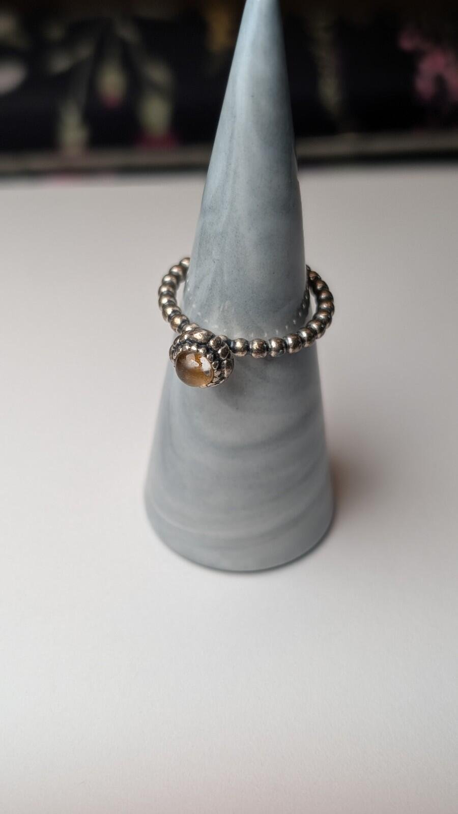 Genuine Pandora Sterling Silver Ring | Size O 1/2 - Image 5