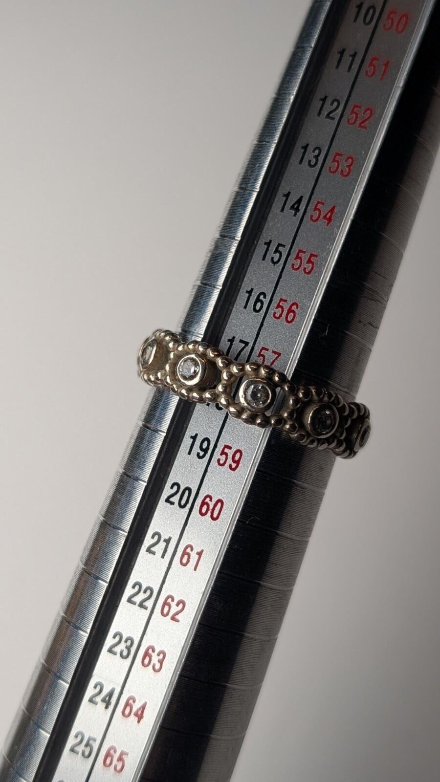Genuine Pandora Sterling Silver Her Majesty Clear CZ Ring | Size O 1/2 | S925 - Image 3