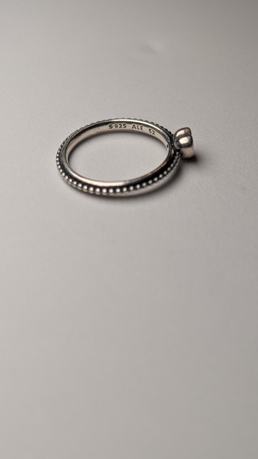 Genuine Pandora Sterling Silver Elevated Heart Ring Size L 3/4 | 925 Silver - Image 2