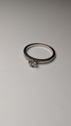 Genuine Pandora Sterling Silver Elevated Heart Ring Size S | 925 Silver