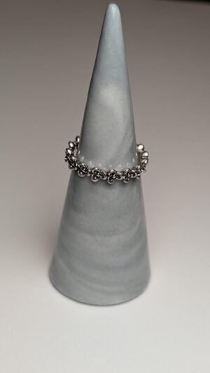 Genuine Pandora Sterling Silver Floral Elegance Flower Ring Size N | 925 Silver