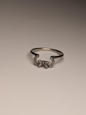 Genuine Pandora Sterling Silver Disney Minnie Ears Silhouette Ring | Size N 1/2