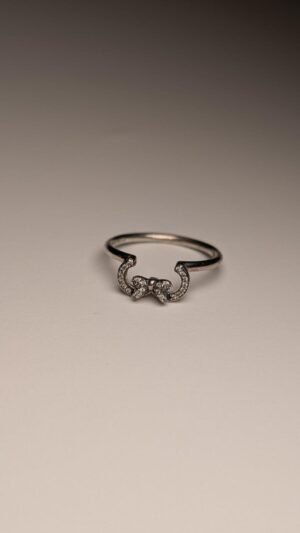 Genuine Pandora Sterling Silver Disney Minnie Ears Silhouette Ring | Size N 1/2