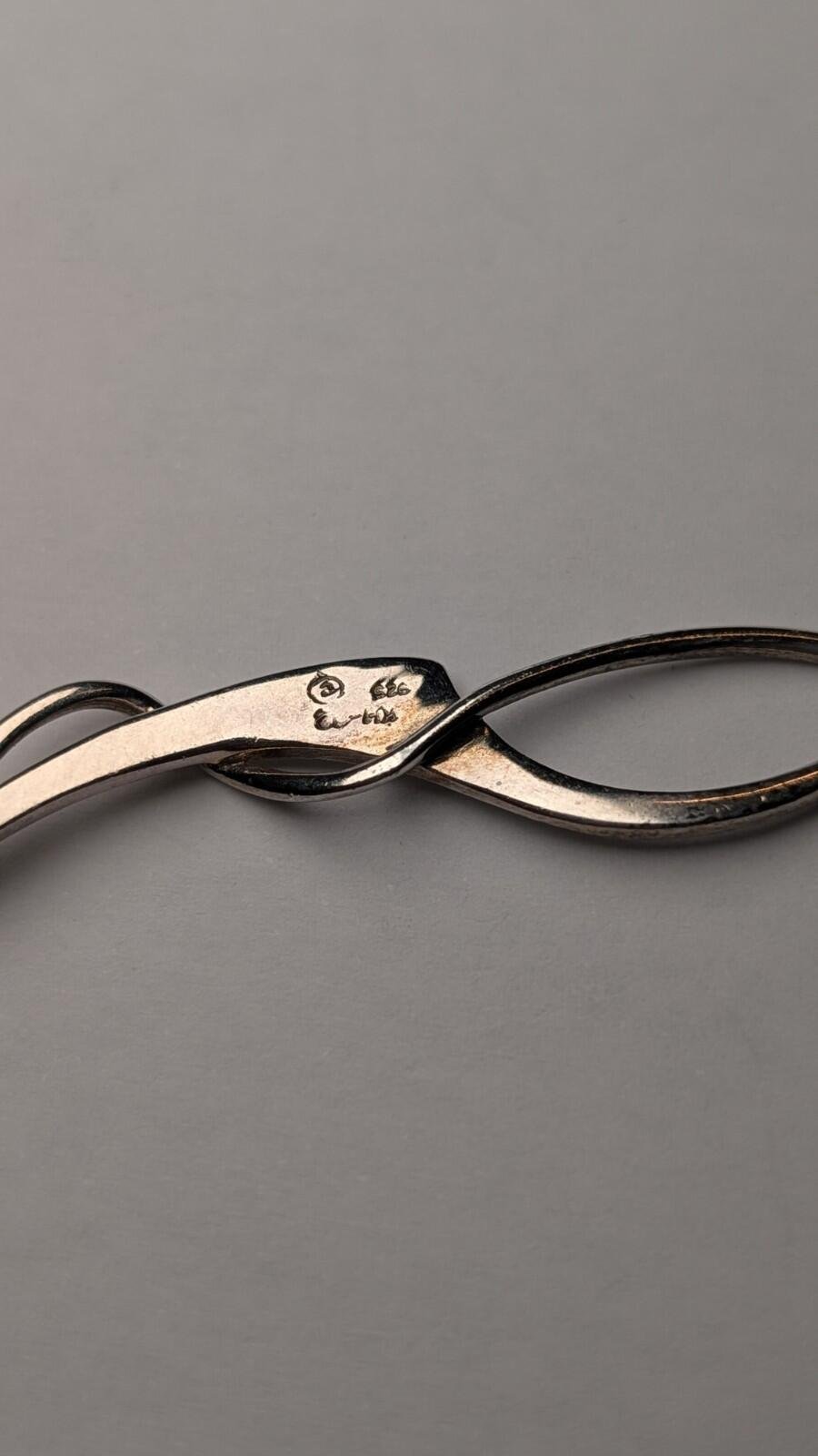 Sterling Silver Vintage Kit Heath Knott Pendant | 925 Silver - Image 3