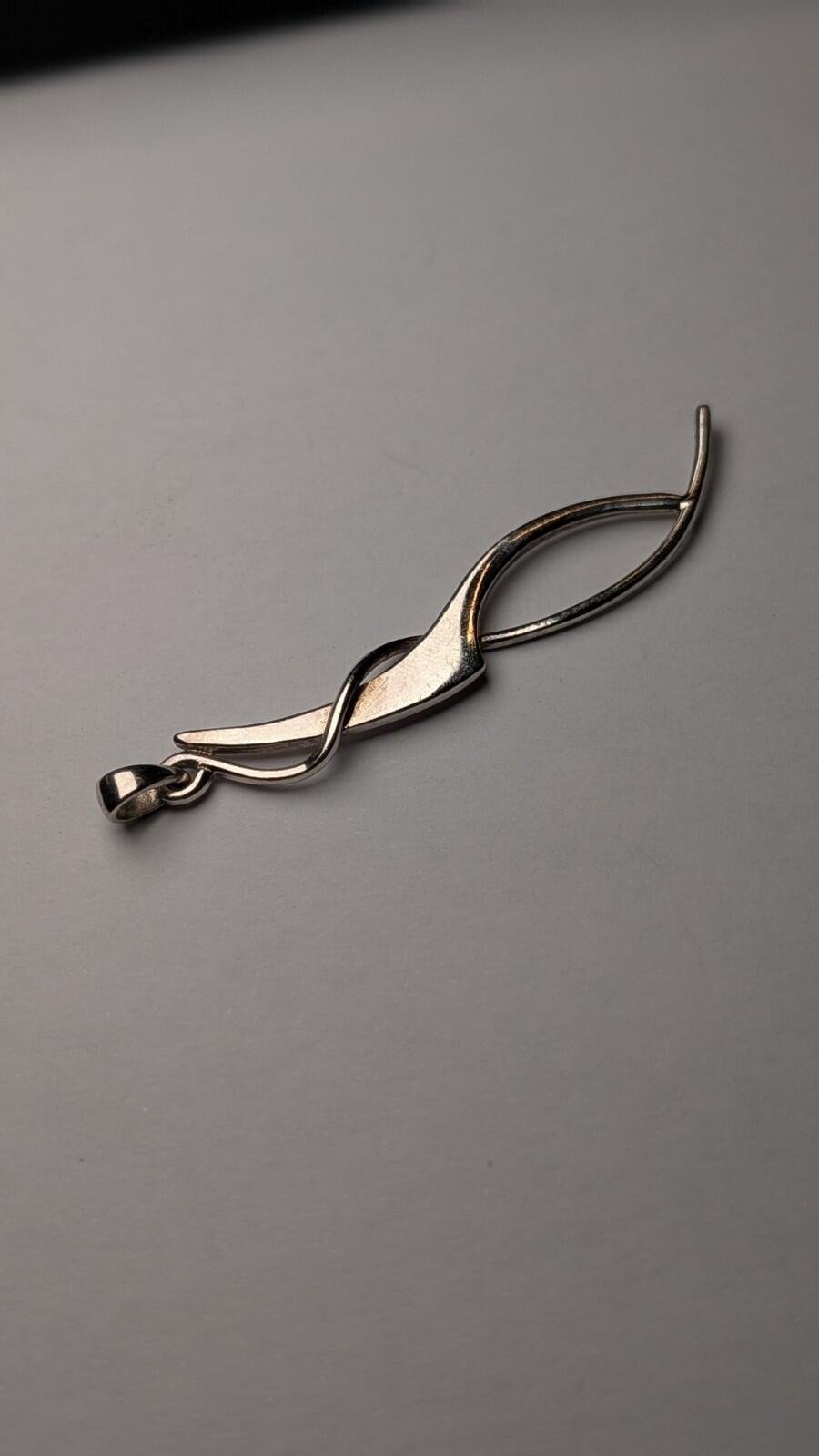 Sterling Silver Vintage Kit Heath Knott Pendant | 925 Silver - Image 4