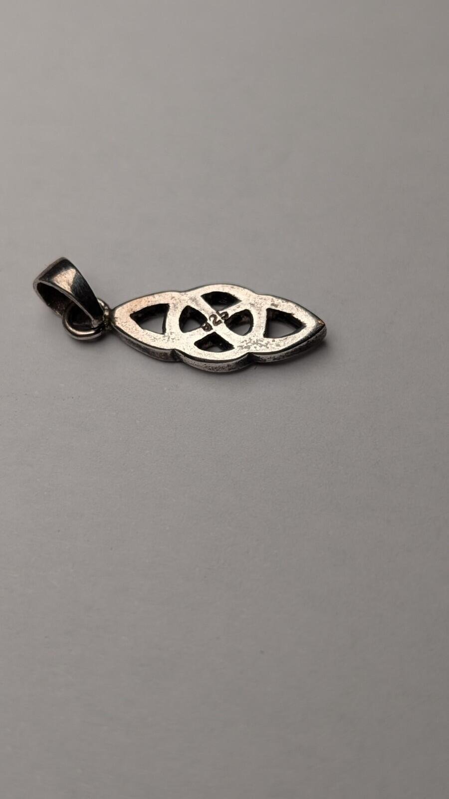 Vintage Sterling Silver Celtic Pendant | 925 Silver - Image 4