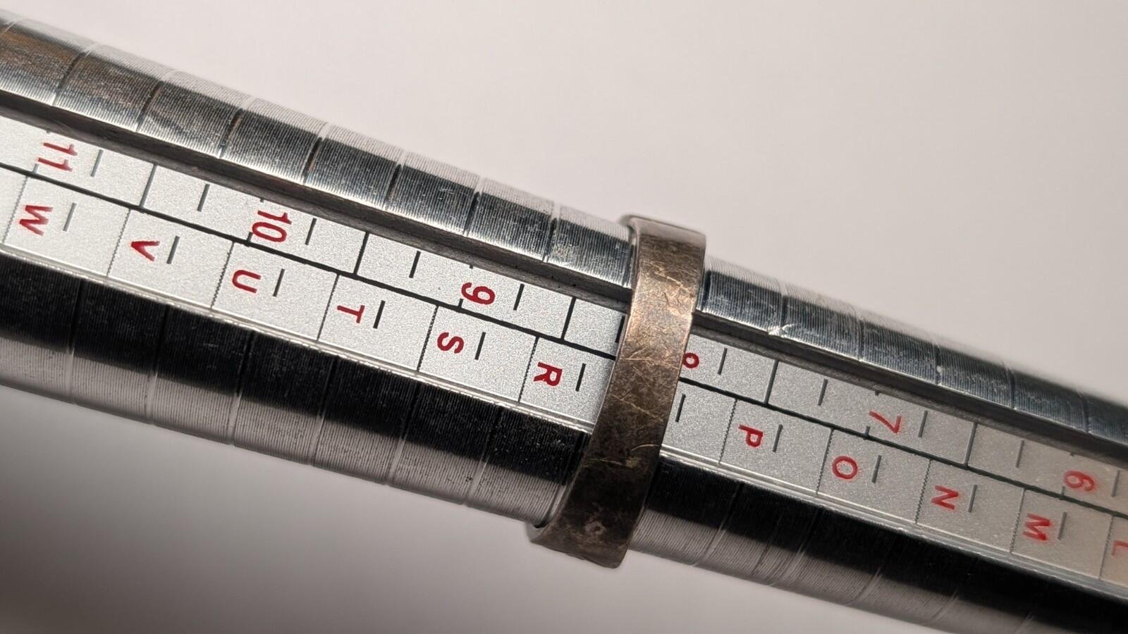 Vintage Sterling Silver Mens Belt Buckle Ring | Size Q | 925 Silver - Image 8