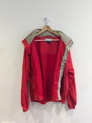 Vintage 90s Champion Windbreaker Jacket Red Coat | Size Large | Champion Jacket