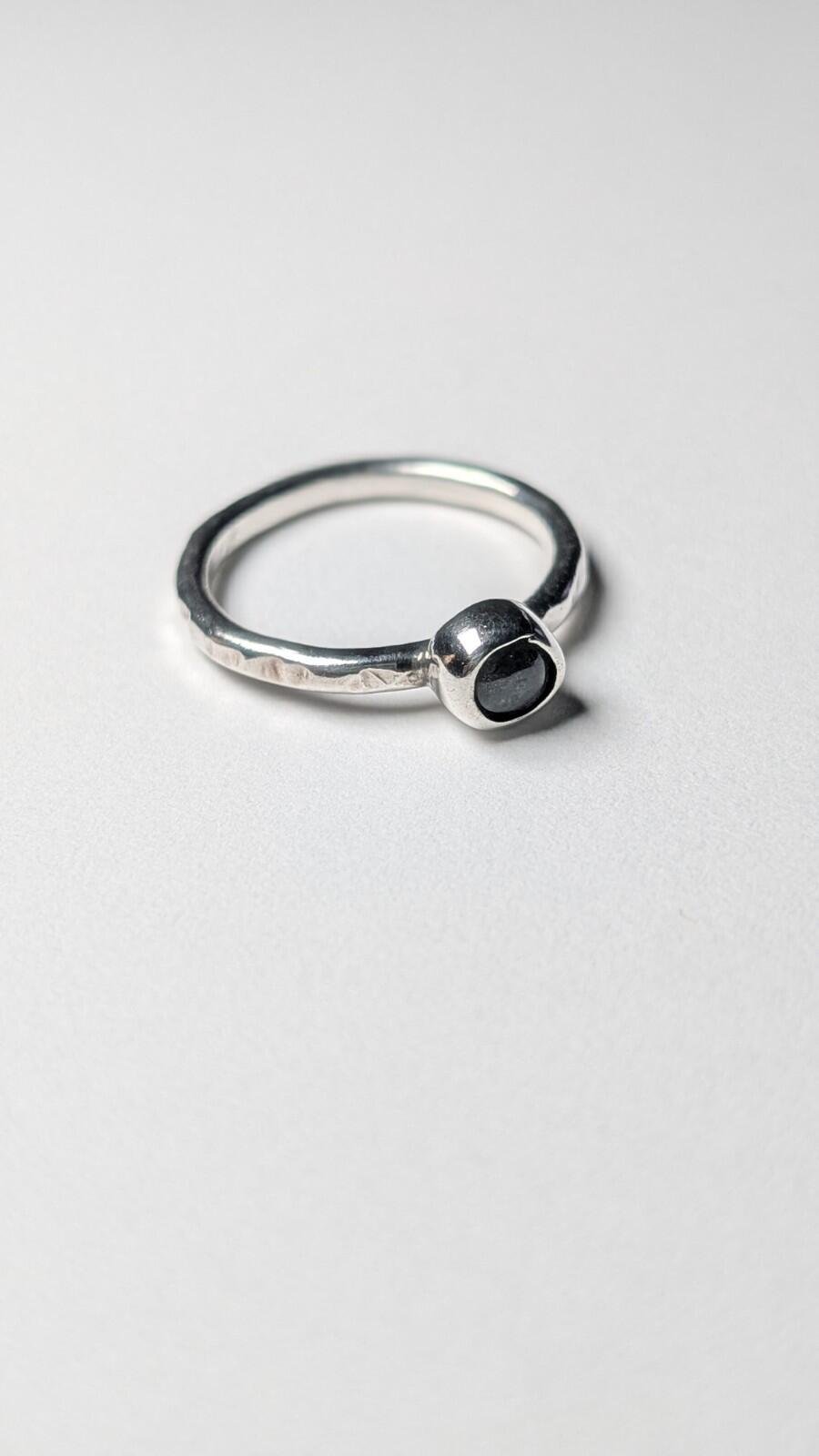 Vintage Sterling Silver 2018 Edinburgh Moonstone Ring | Size T 1/2 | 925 Silver - Image 2