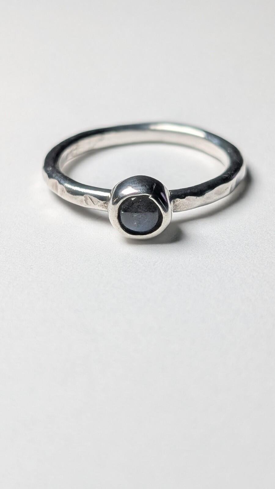 Vintage Sterling Silver 2018 Edinburgh Moonstone Ring | Size T 1/2 | 925 Silver - Image 3
