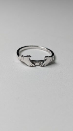 Vintage Sterling Silver Cladgadh Ring | Size O Cladgadh Silver Ring | 925 Silver